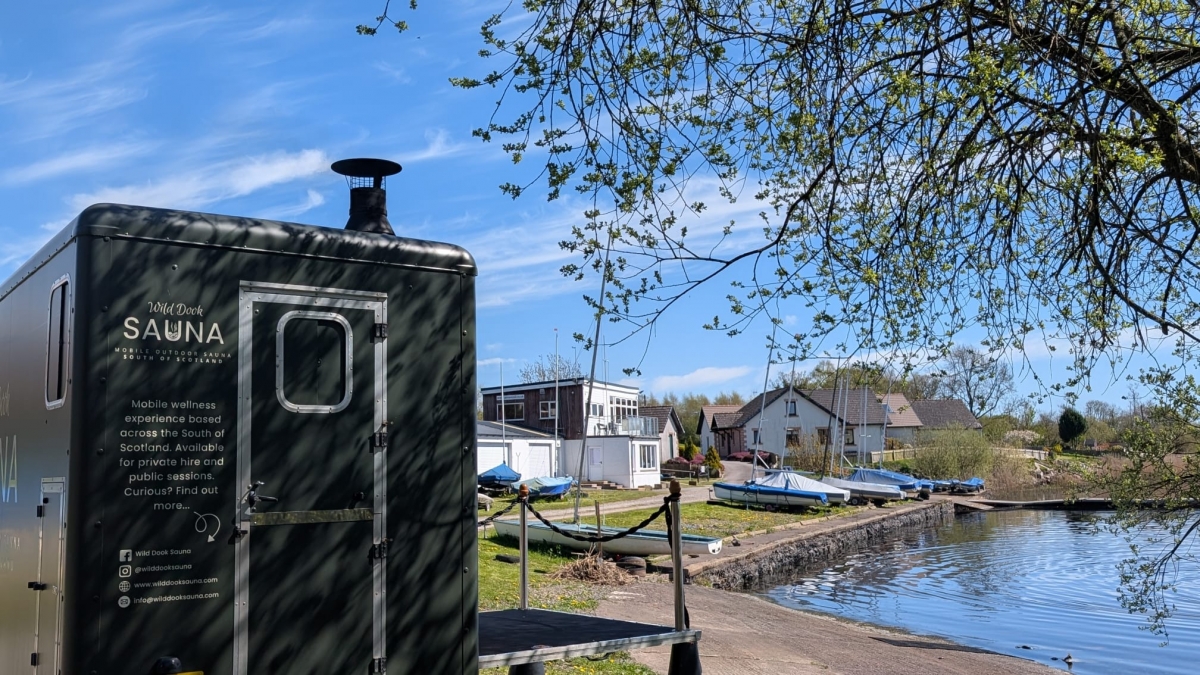 Mobile Wild Dook Sauna brings outdoor wellness 